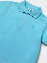 Polo m/curta granito básico Celeste (Celeste)  para Bebé Menino - Mayoral