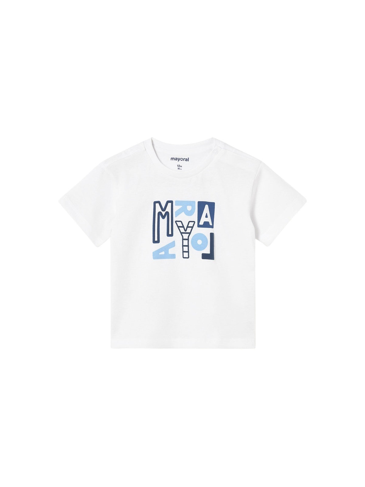 Camiseta básica Branco (Branco)  para Bebé Menino - Mayoral