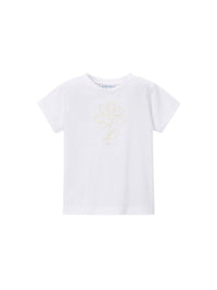 Camiseta básica Branco (Branco)  para Menina - Mayoral