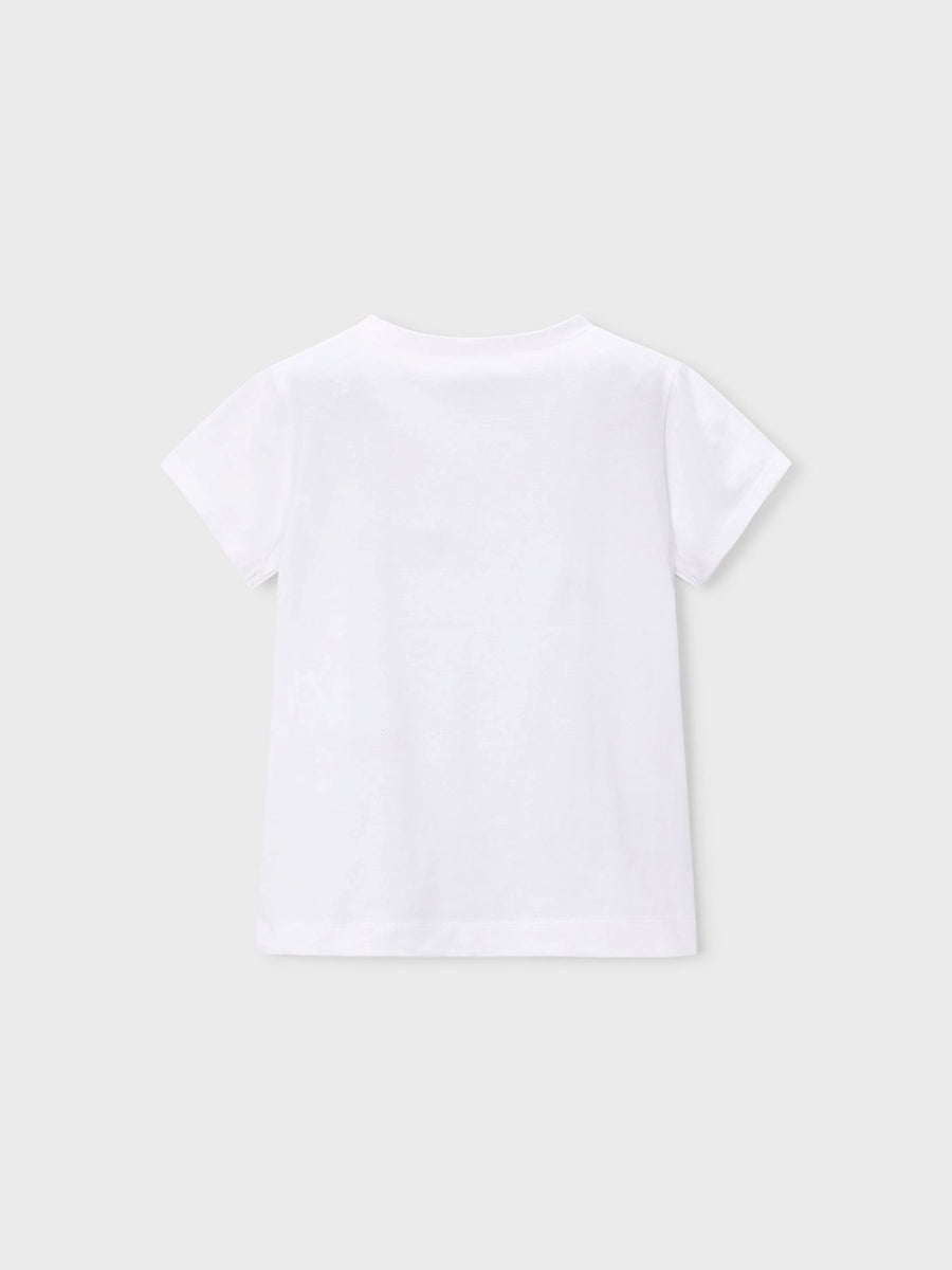 Camiseta básica Branco (Branco)  para Menina - Mayoral