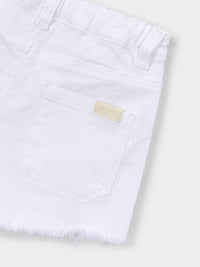 Short sarja básico Branco (Branco)  para Menina - Mayoral
