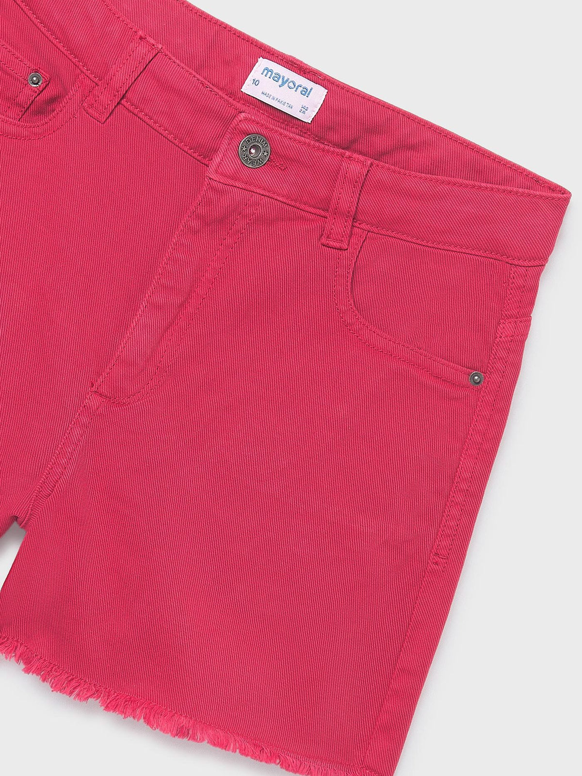 Short sarja básico Cereja (Vermelho)  para Menina - Mayoral