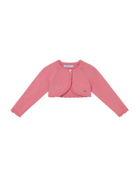 Casaco bolero tricô básico Gerânio (Rosa)  para Bebé Menina - Mayoral