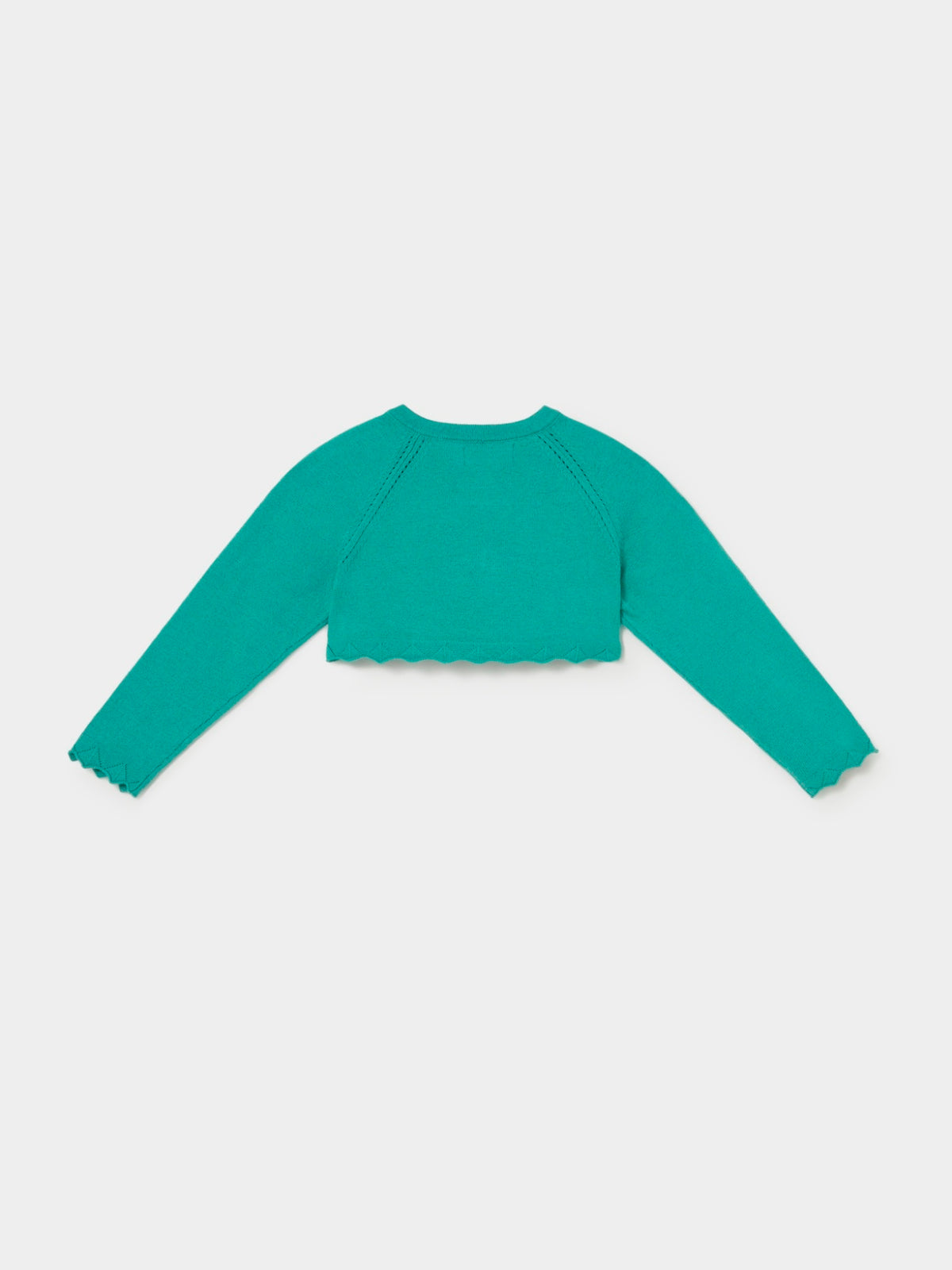 Casaco bolero tricô básico Menta (Verde seco)  para Bebé Menina - Mayoral
