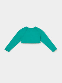 Casaco bolero tricô básico Menta (Verde seco)  para Bebé Menina - Mayoral