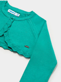 Casaco bolero tricô básico Menta (Verde seco)  para Bebé Menina - Mayoral