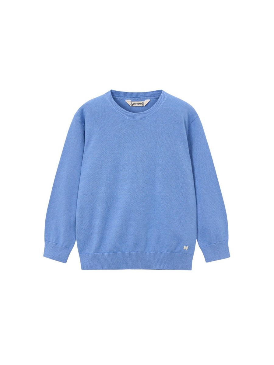 Jersey c/gola redonda básico Capri vig (Azul)  para Menino - Mayoral