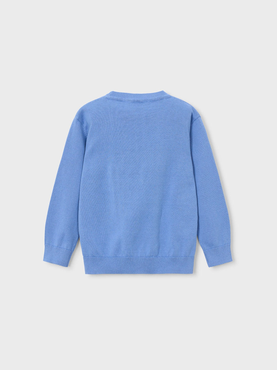 Jersey c/gola redonda básico Capri vig (Azul)  para Menino - Mayoral
