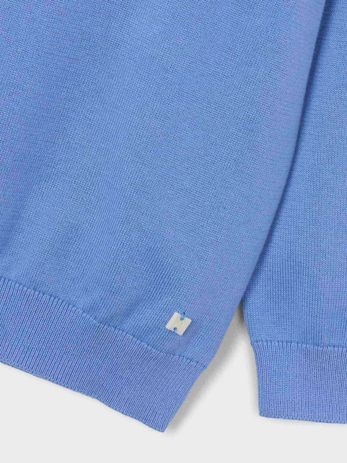 Jersey c/gola redonda básico Capri vig (Azul)  para Menino - Mayoral