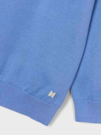 Jersey c/gola redonda básico Capri vig (Azul)  para Menino - Mayoral