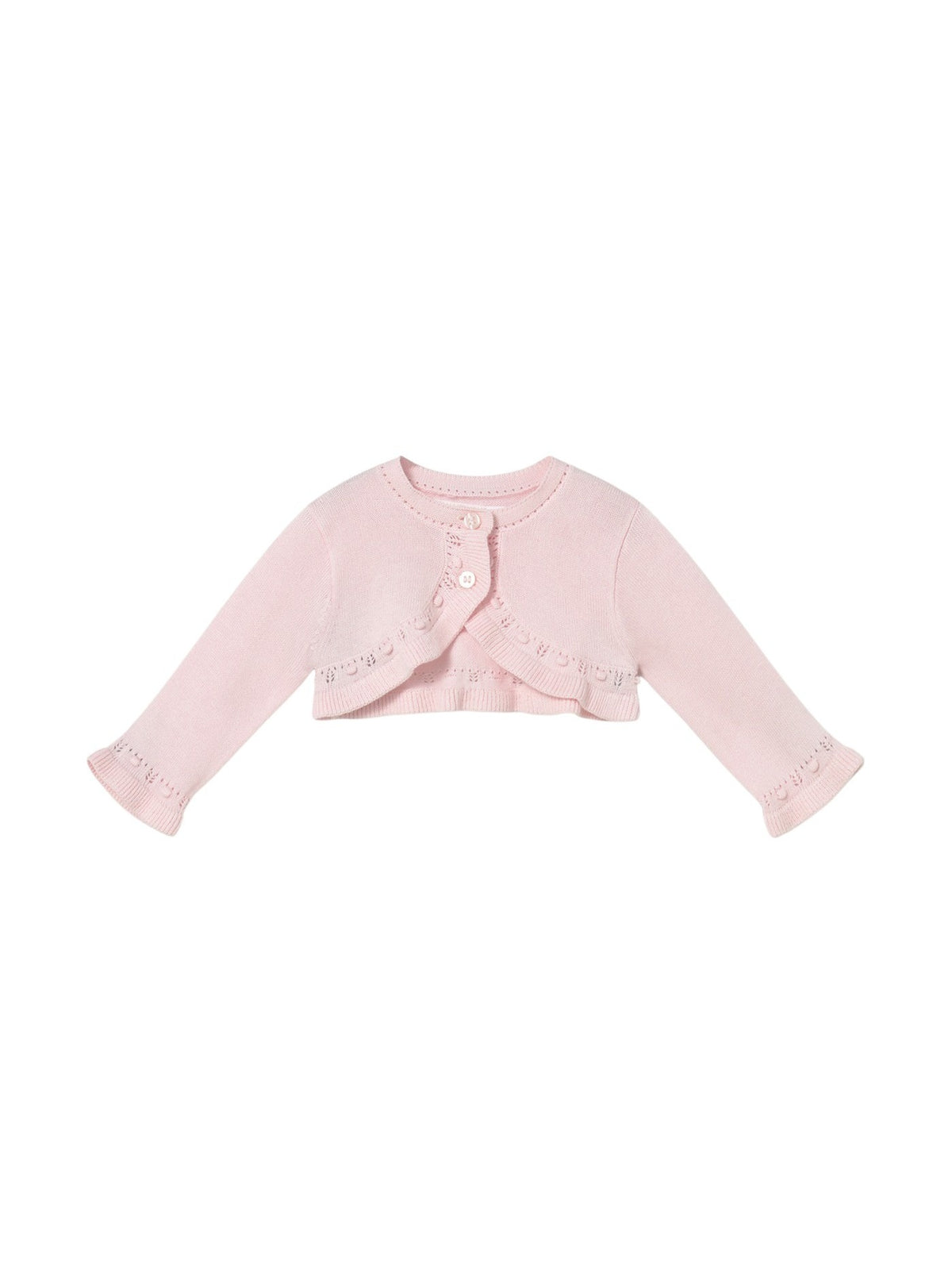Casaco tricot básico Rosa baby (Rosa Bébé)  para Bebé Menina - Mayoral