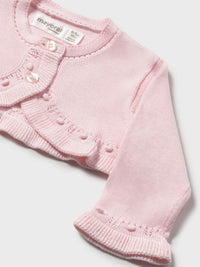 Casaco tricot básico Rosa baby (Rosa Bébé)  para Bebé Menina - Mayoral