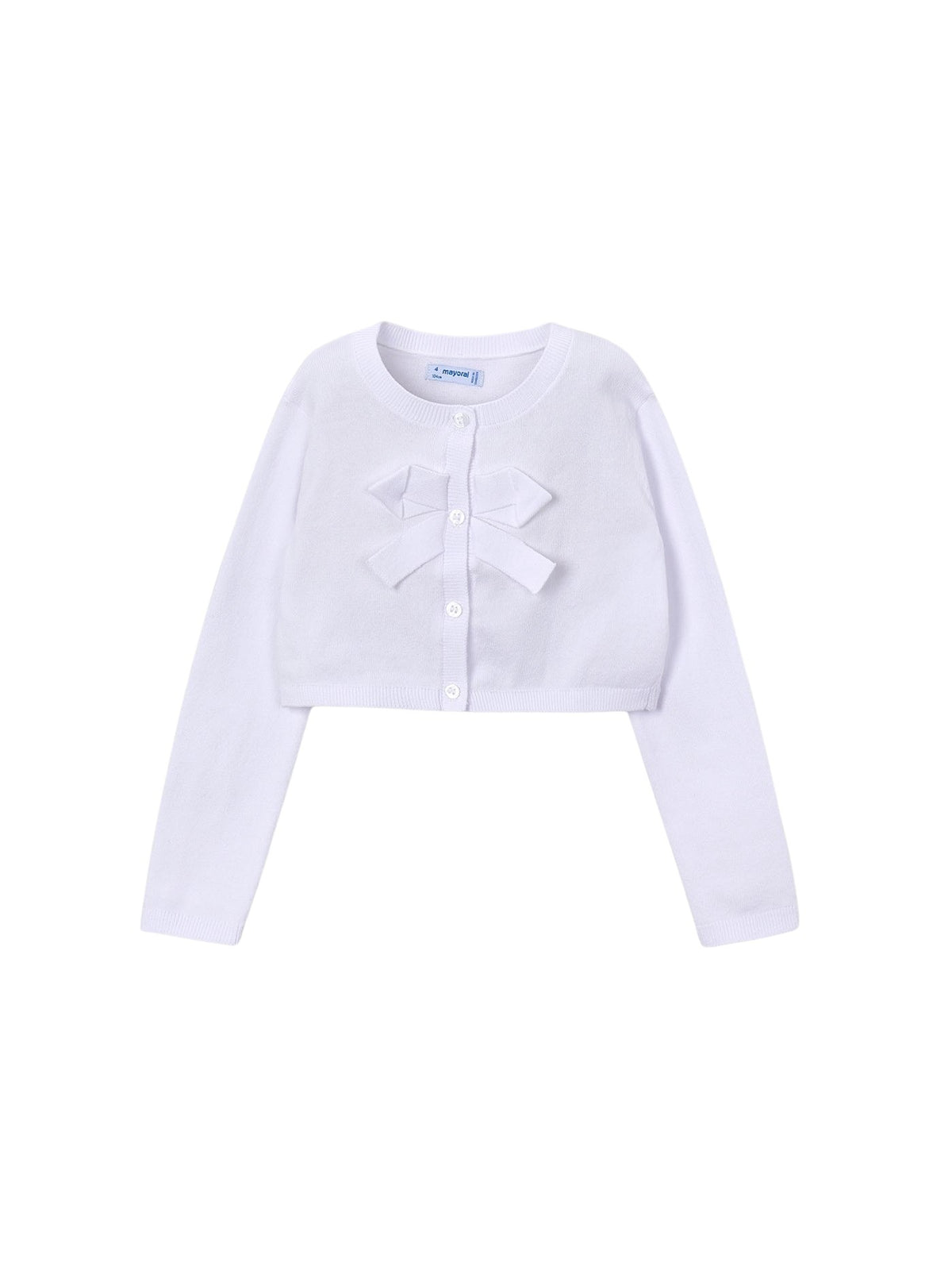 Casaco tricô básico Branco (Branco)  para Menina - Mayoral