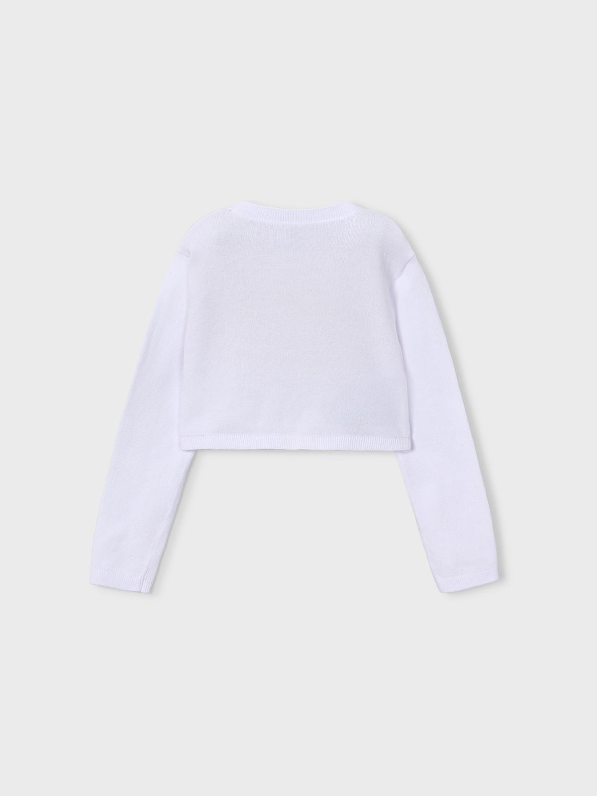 Casaco tricô básico Branco (Branco)  para Menina - Mayoral