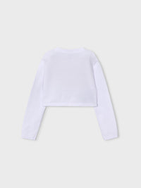Casaco tricô básico Branco (Branco)  para Menina - Mayoral