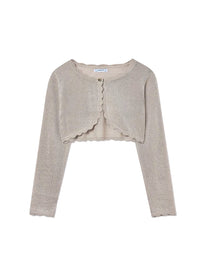 Casaco tricot básico  (Bege)  para Menina - Mayoral