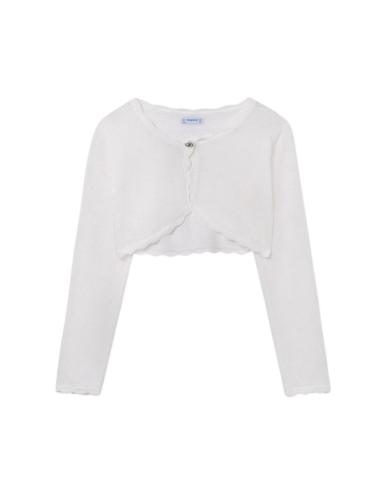 Casaco tricot básico Crú (Creme / Pérola)  para Menina - Mayoral