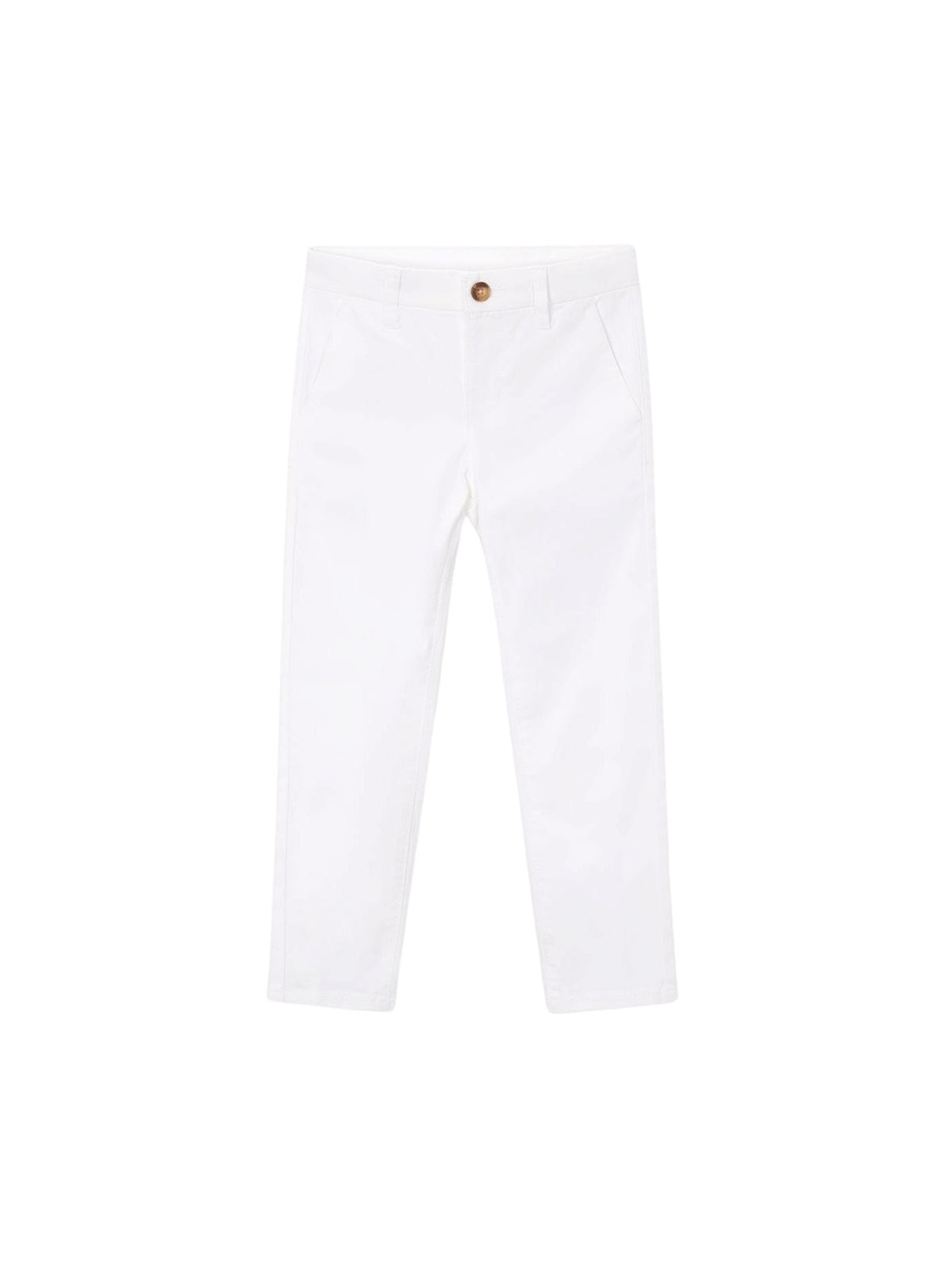 Calça sarja básica Branco (Branco)  para Menino - Mayoral