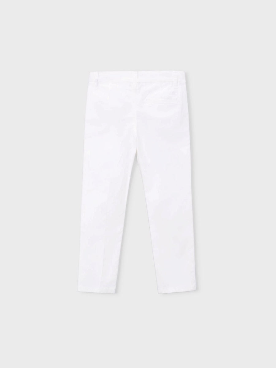 Calça sarja básica Branco (Branco)  para Menino - Mayoral