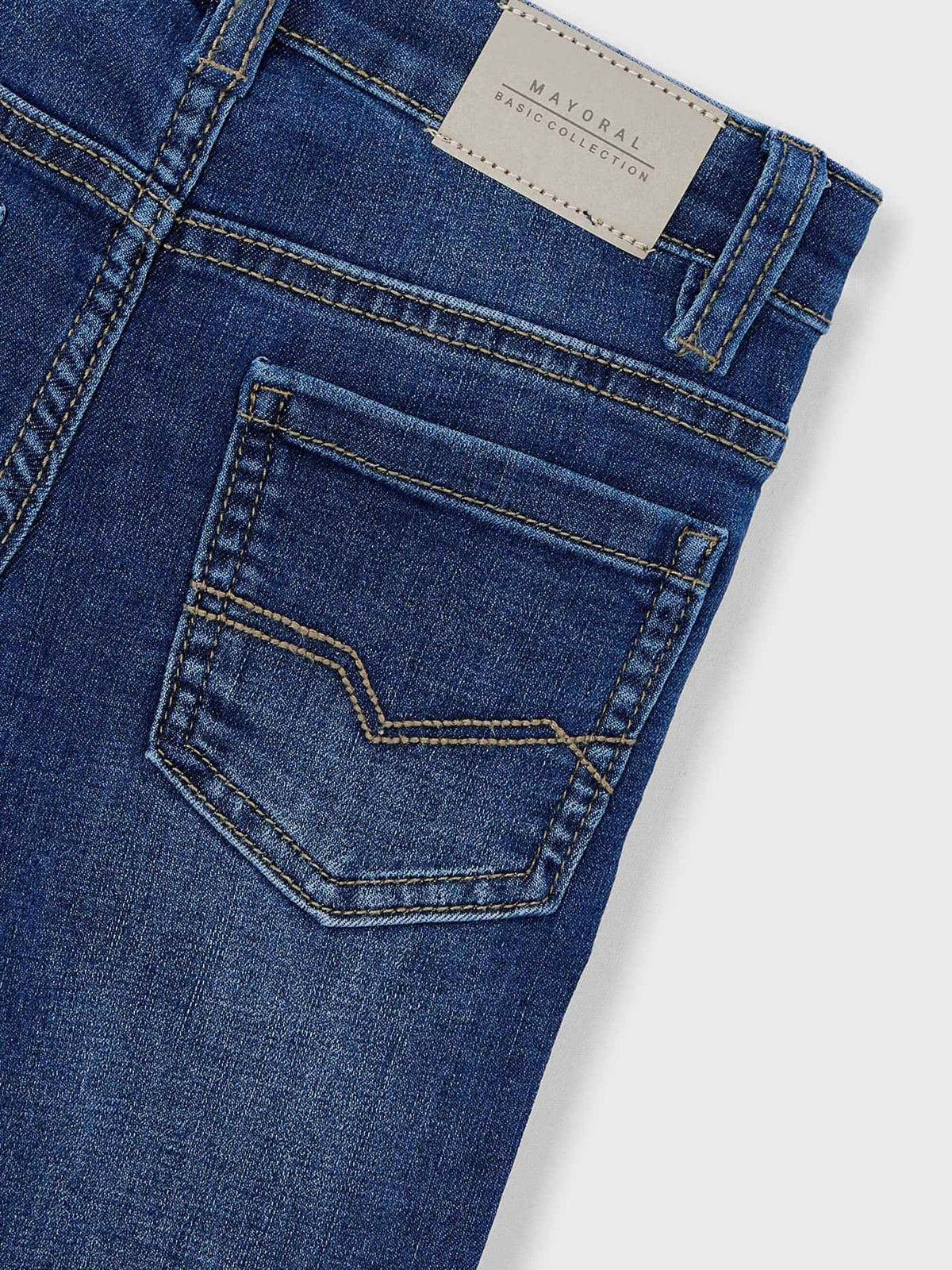 Calça ganga slim fit básico Escuro (Marinho)  para Menino - Mayoral