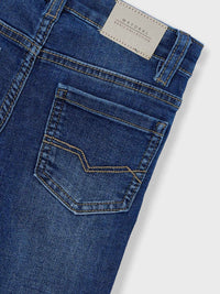 Calça ganga slim fit básico Escuro (Marinho)  para Menino - Mayoral