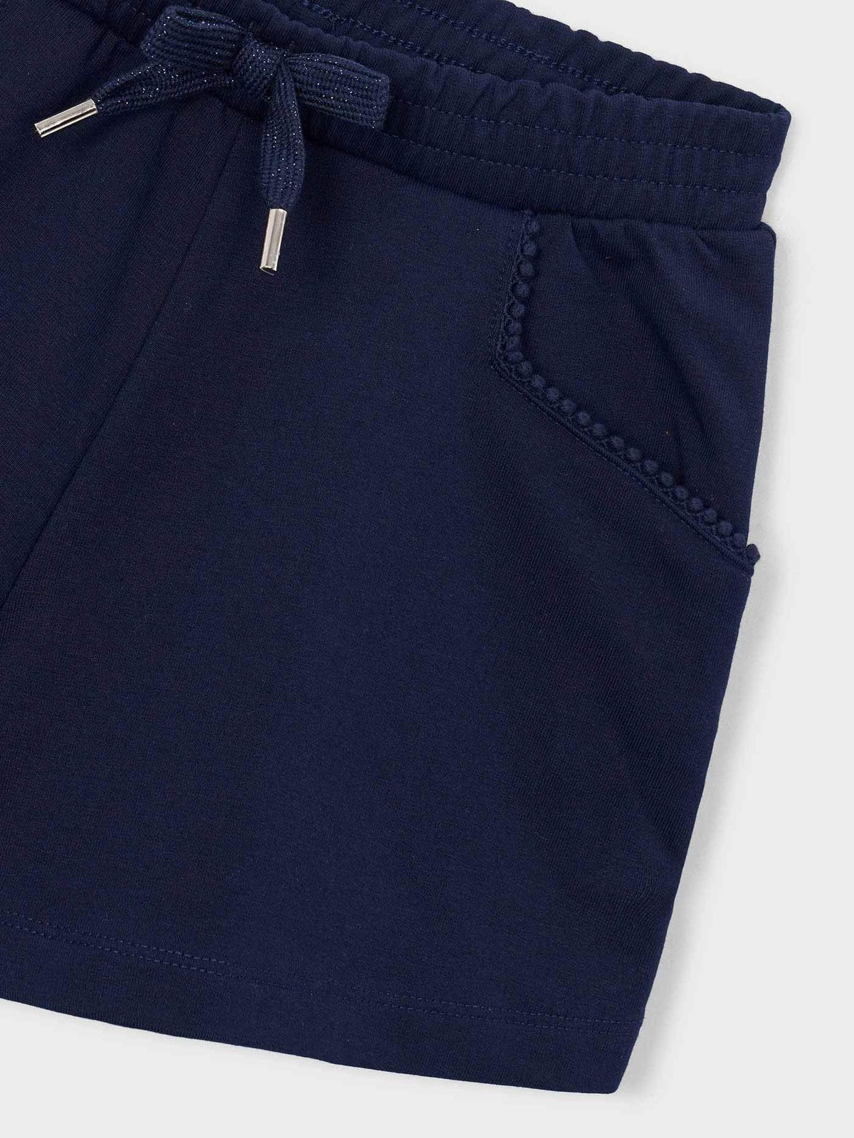 Short felpa básico Marinho (Marinho)  para Menina - Mayoral