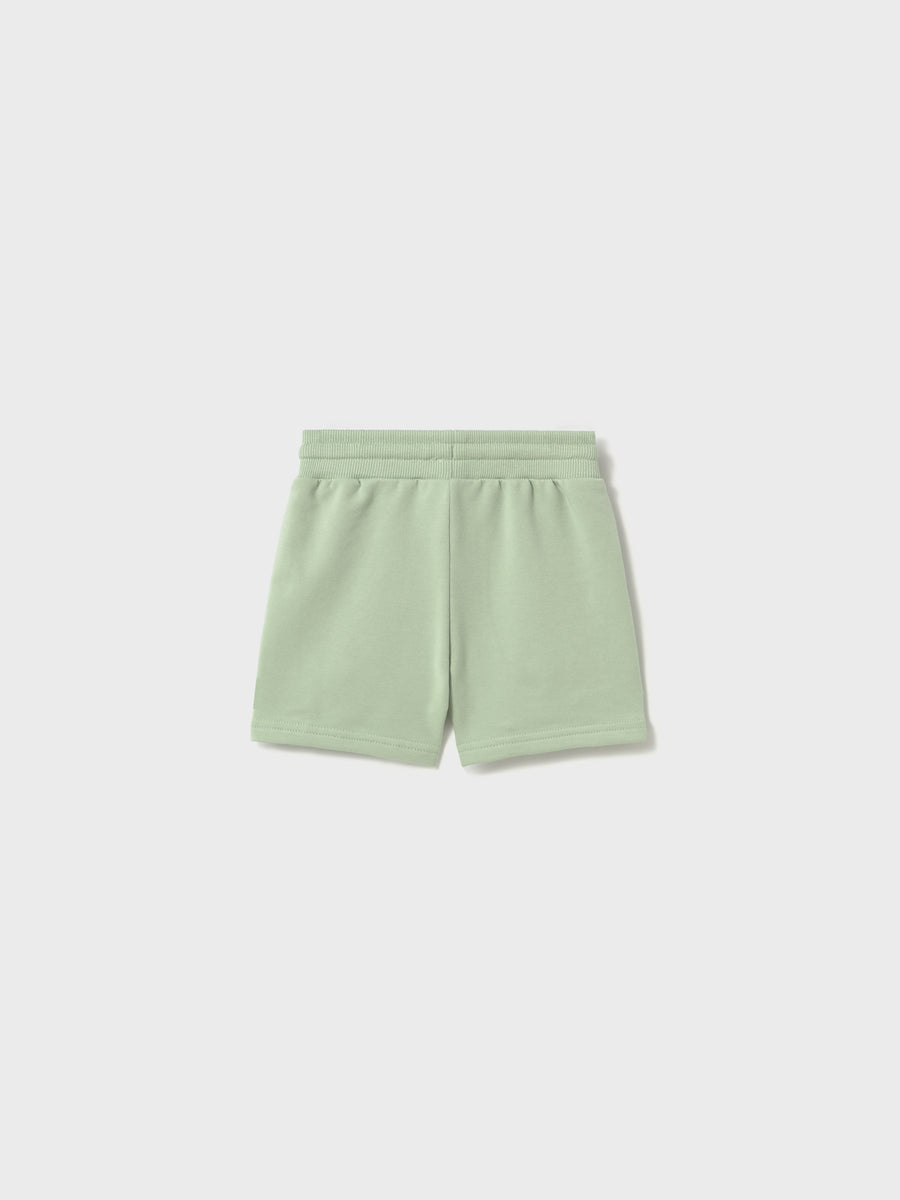 Bermuda felpa basica Matcha (Verde seco)  para Bebé Menino - Mayoral