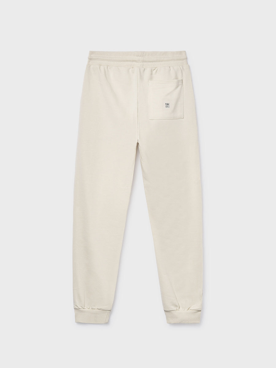 Calça felpa básica punhos Creme (Creme / Pérola)  para Menino - Mayoral