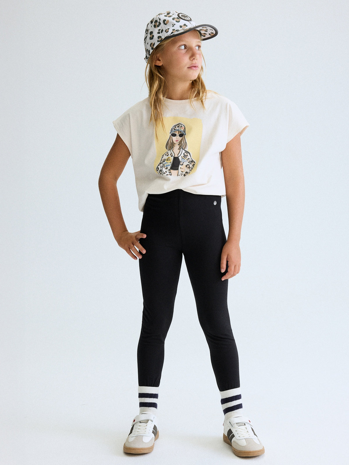 Leggings básicas Preto (Preto)  para Menina - Mayoral