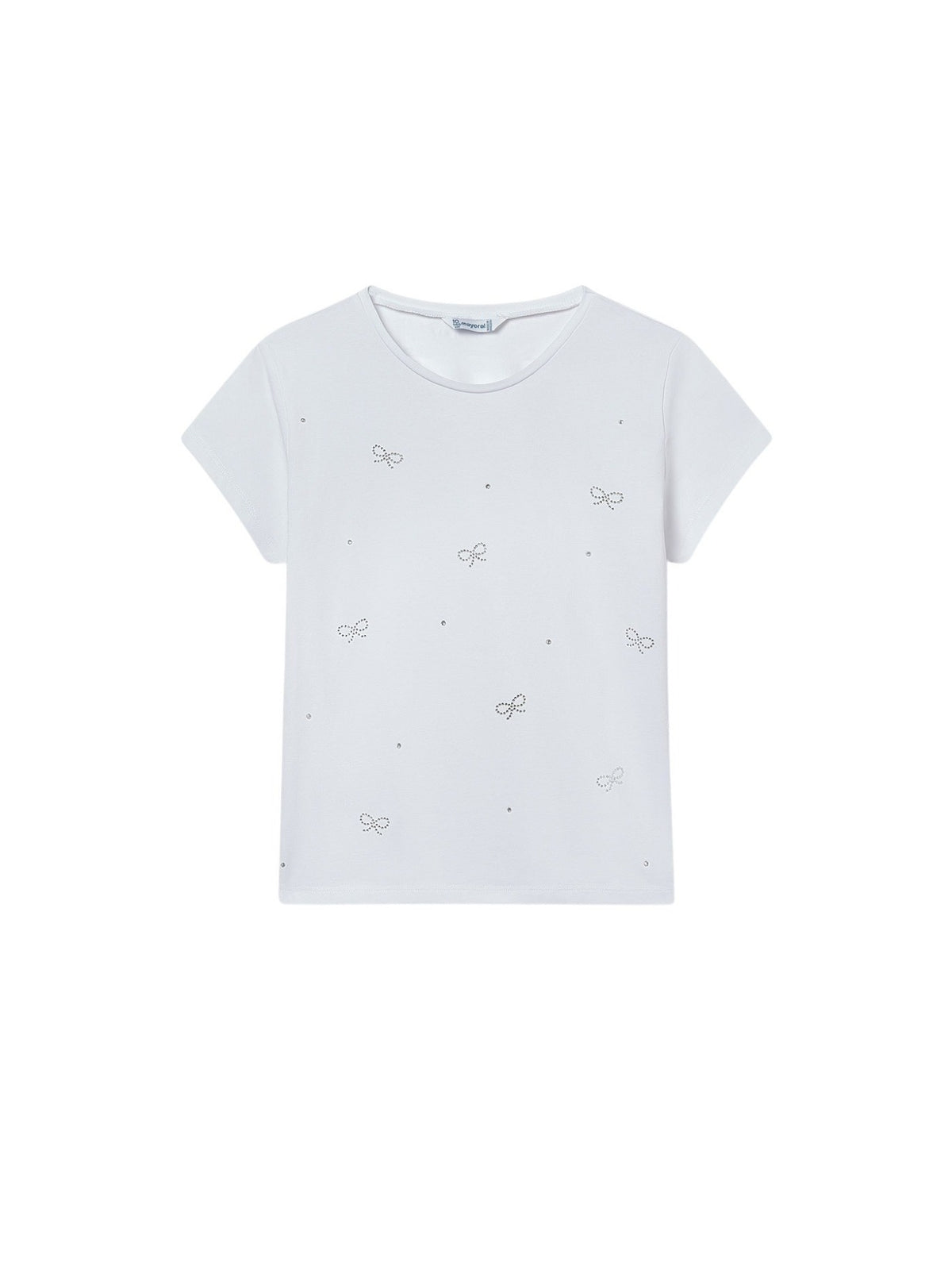 Camiseta básica Branco (Branco)  para Menina - Mayoral