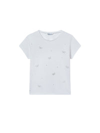 Camiseta básica Branco (Branco)  para Menina - Mayoral