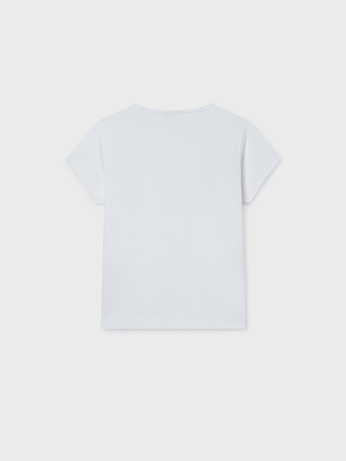 Camiseta básica Branco (Branco)  para Menina - Mayoral