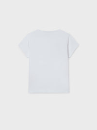 Camiseta básica Branco (Branco)  para Menina - Mayoral