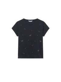 Camiseta básica Preto (Preto)  para Menina - Mayoral