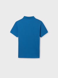 Polo m/curta granito básico Azul (Azul)  para Menino - Mayoral