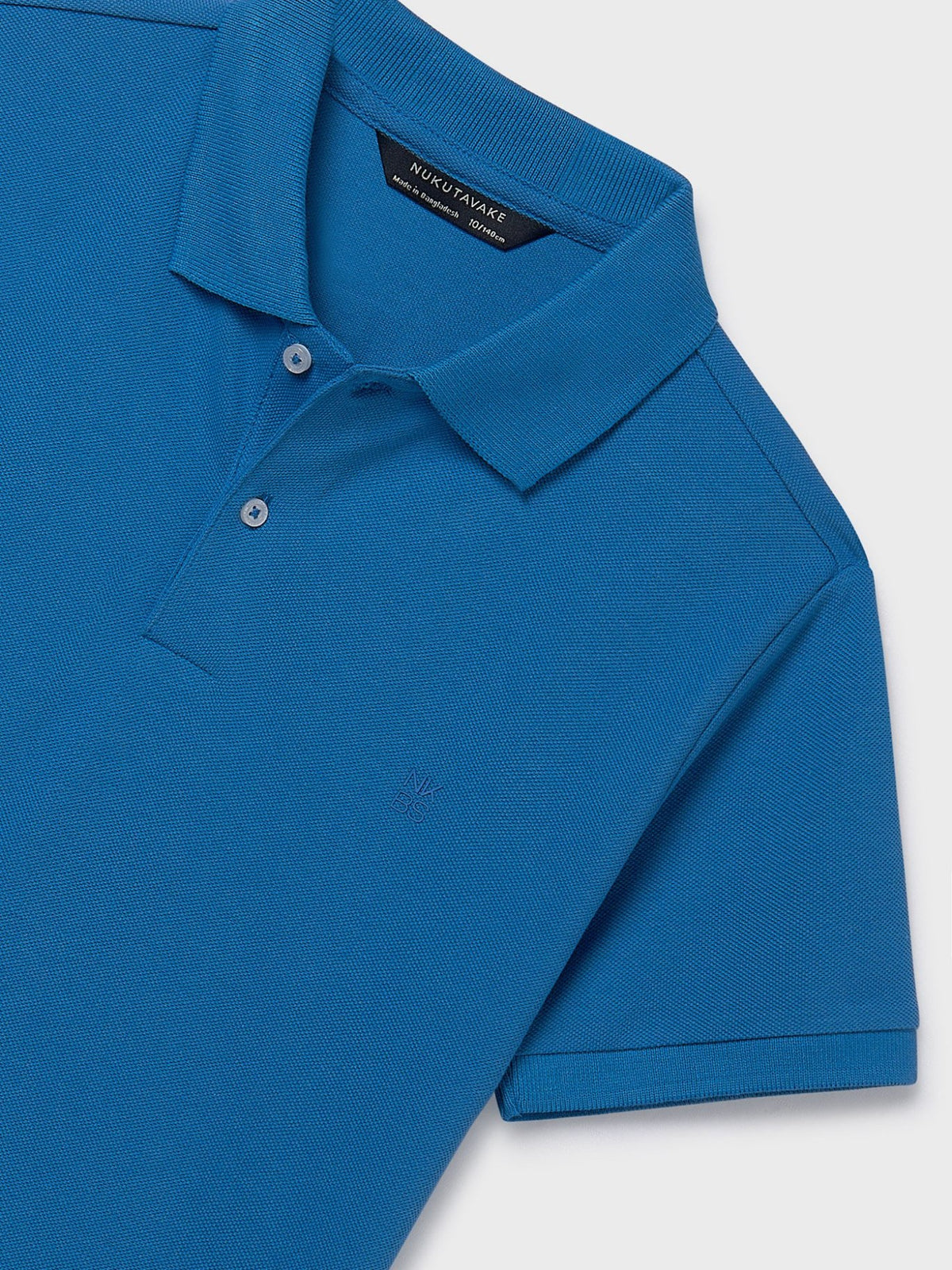 Polo m/curta granito básico Azul (Azul)  para Menino - Mayoral