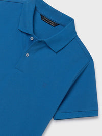 Polo m/curta granito básico Azul (Azul)  para Menino - Mayoral