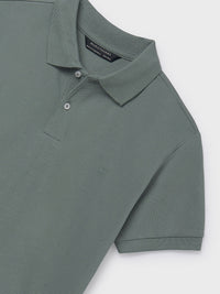 Polo m/curta granito básico Loureiro (Verde seco)  para Menino - Mayoral