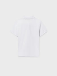 Polo m/curta granito básico Branco (Branco)  para Menino - Mayoral