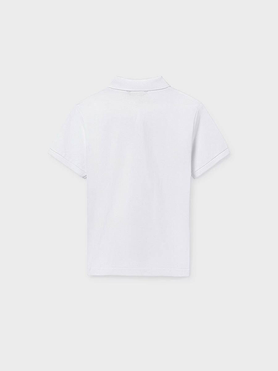Polo m/curta granito básico Branco (Branco)  para Menino - Mayoral