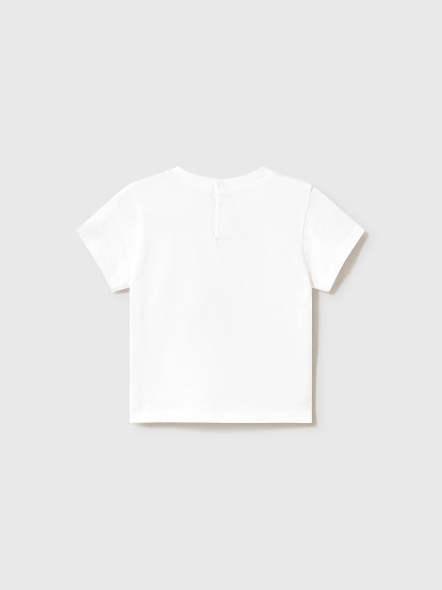 Camiseta m/curta cachorro Branco (Branco)  para Bebé Menino - Mayoral