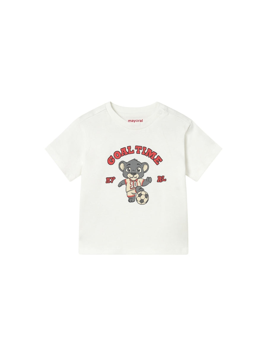 T´shirt mix Nata (Creme / Pérola)  para Bebé Menino - Mayoral