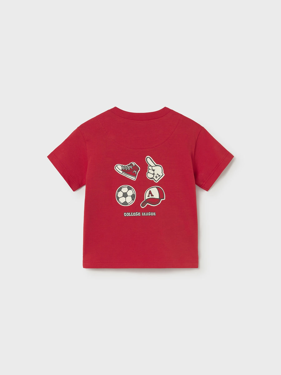 T´shirt mix Tomate (Vermelho)  para Bebé Menino - Mayoral