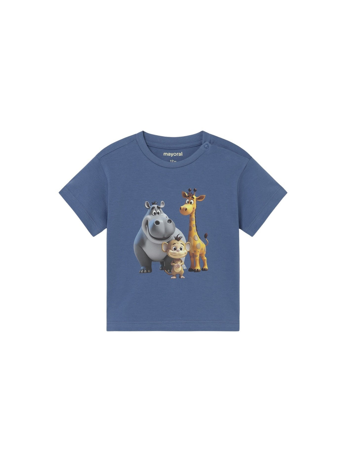 T´shirt animal Azul cobal (Azul)  para Bebé Menino - Mayoral