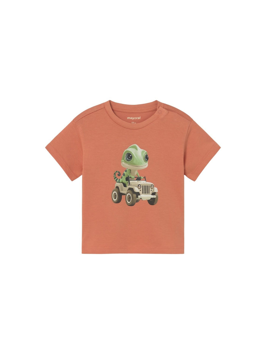 T´shirt animal Argila (Rosa Velho)  para Bebé Menino - Mayoral
