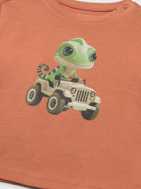 T´shirt animal Argila (Rosa Velho)  para Bebé Menino - Mayoral