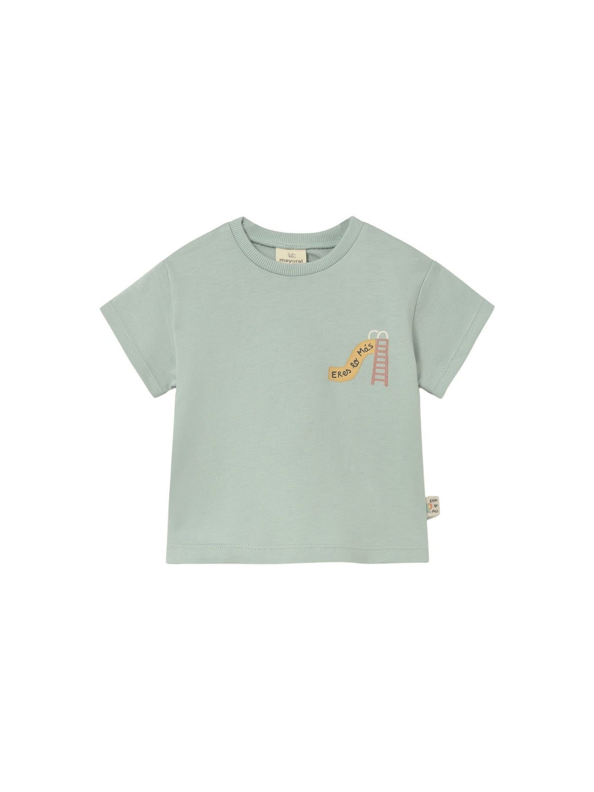 Camiseta manga curta Menta (Verde seco)  para Bebé Menino - Mayoral
