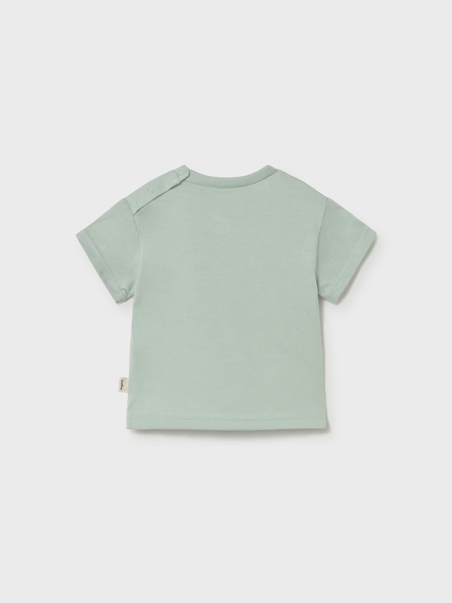 Camiseta manga curta Menta (Verde seco)  para Bebé Menino - Mayoral