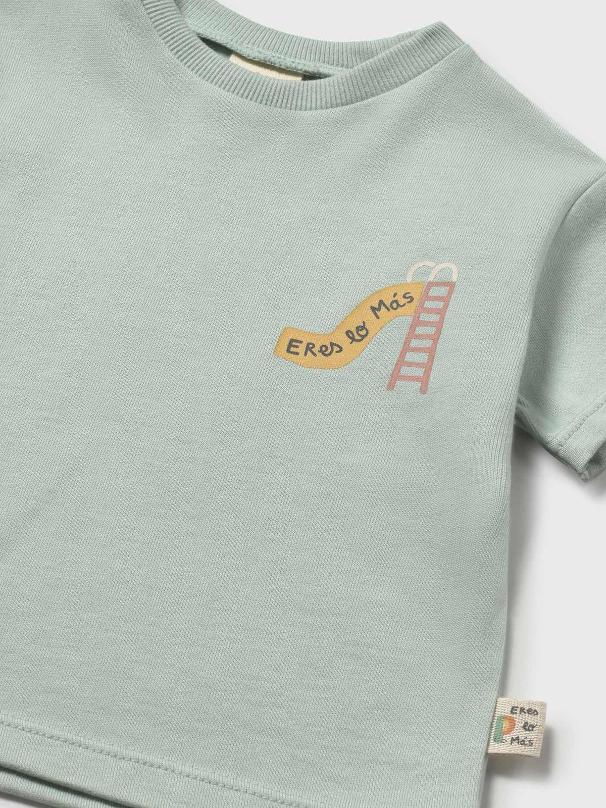 Camiseta manga curta Menta (Verde seco)  para Bebé Menino - Mayoral