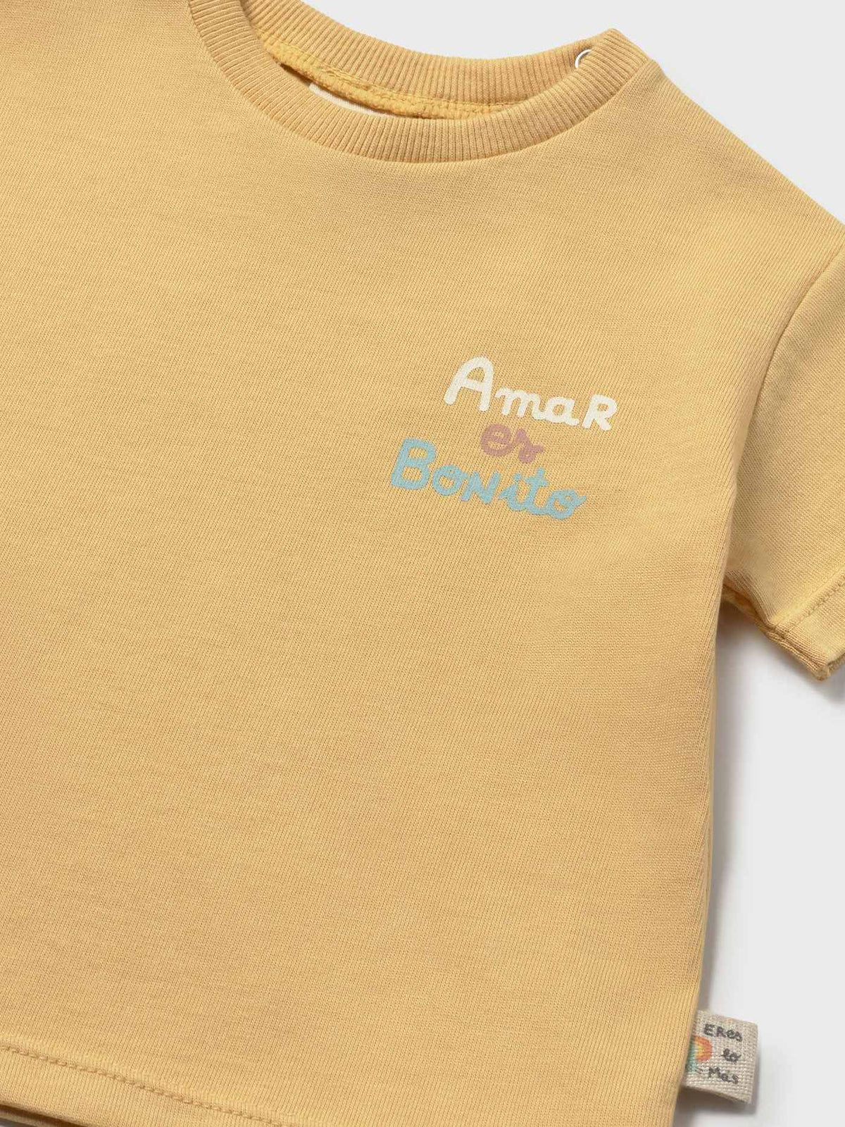 Camiseta manga curta Mel (Bege)  para Bebé Menino - Mayoral